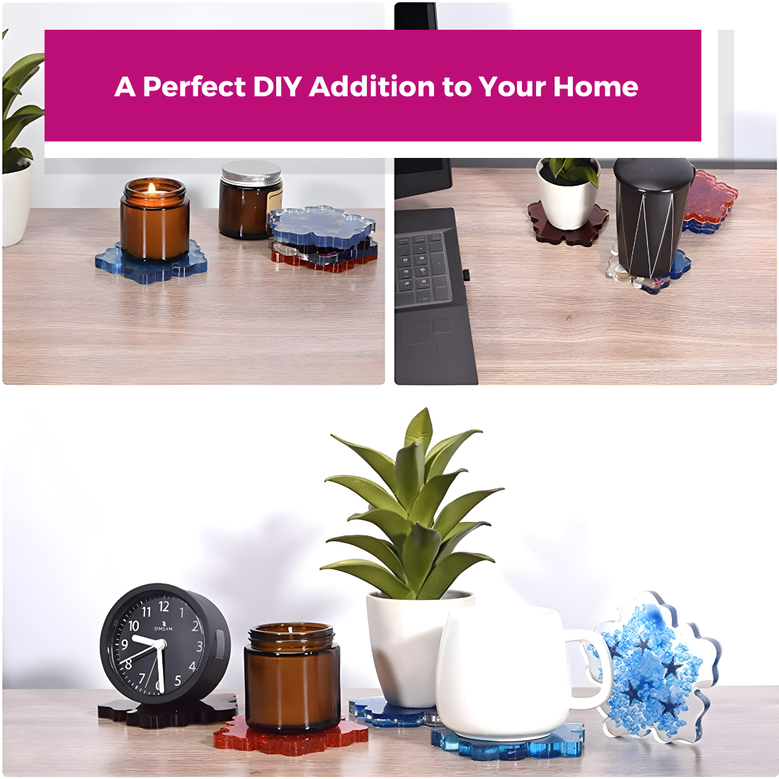 Resin Art Tea Light Holder Kit
