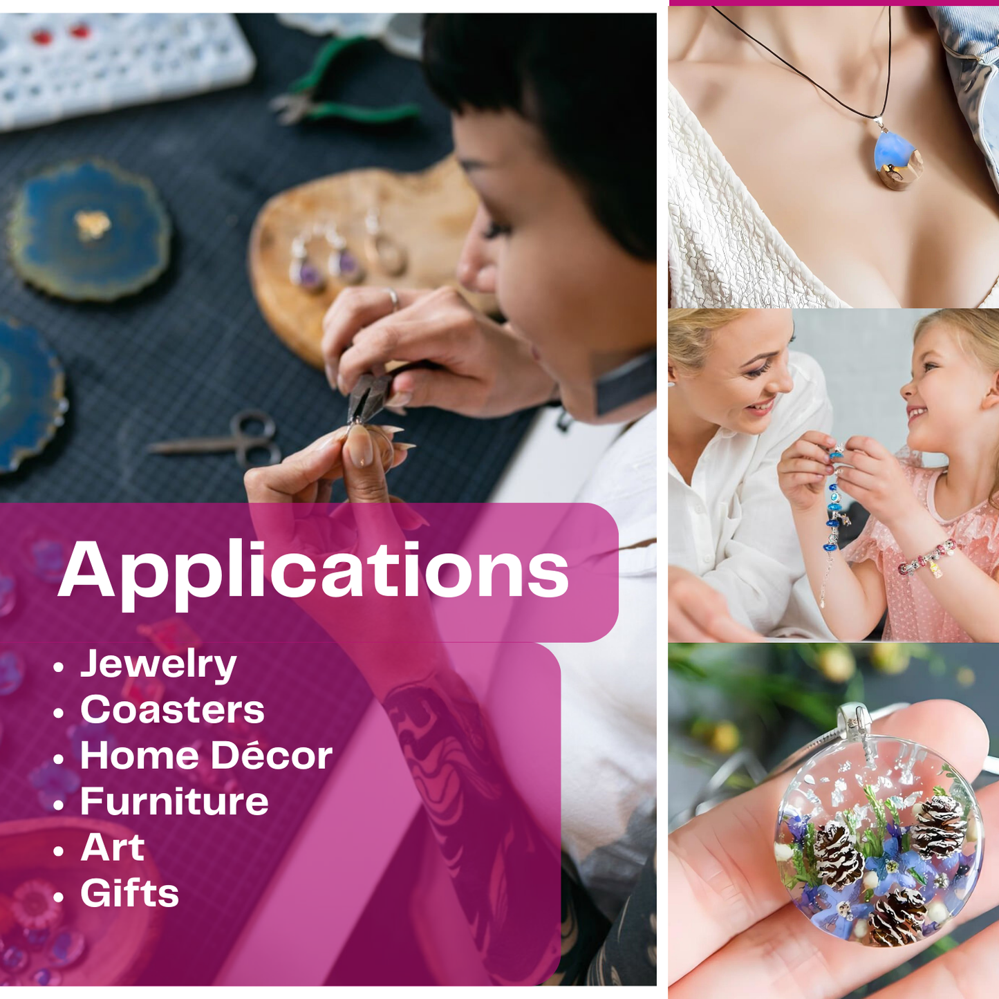 10 x 150 Grams Art Resin Kit