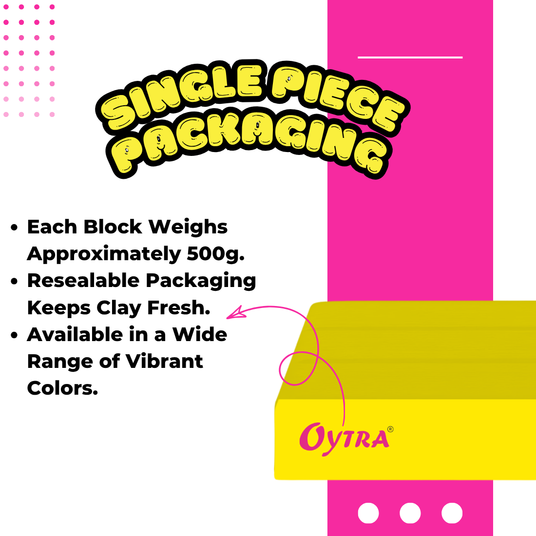 500g Polymer Clay SIGNATURE Series (09 Yellow)