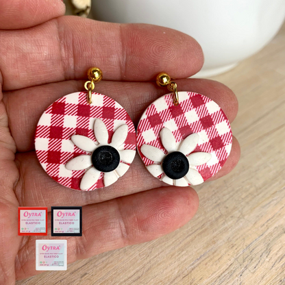 Polymer Oven Bake Clay Combo Black White and Red Elastico Series 57g/2oz per Colour - image 5
