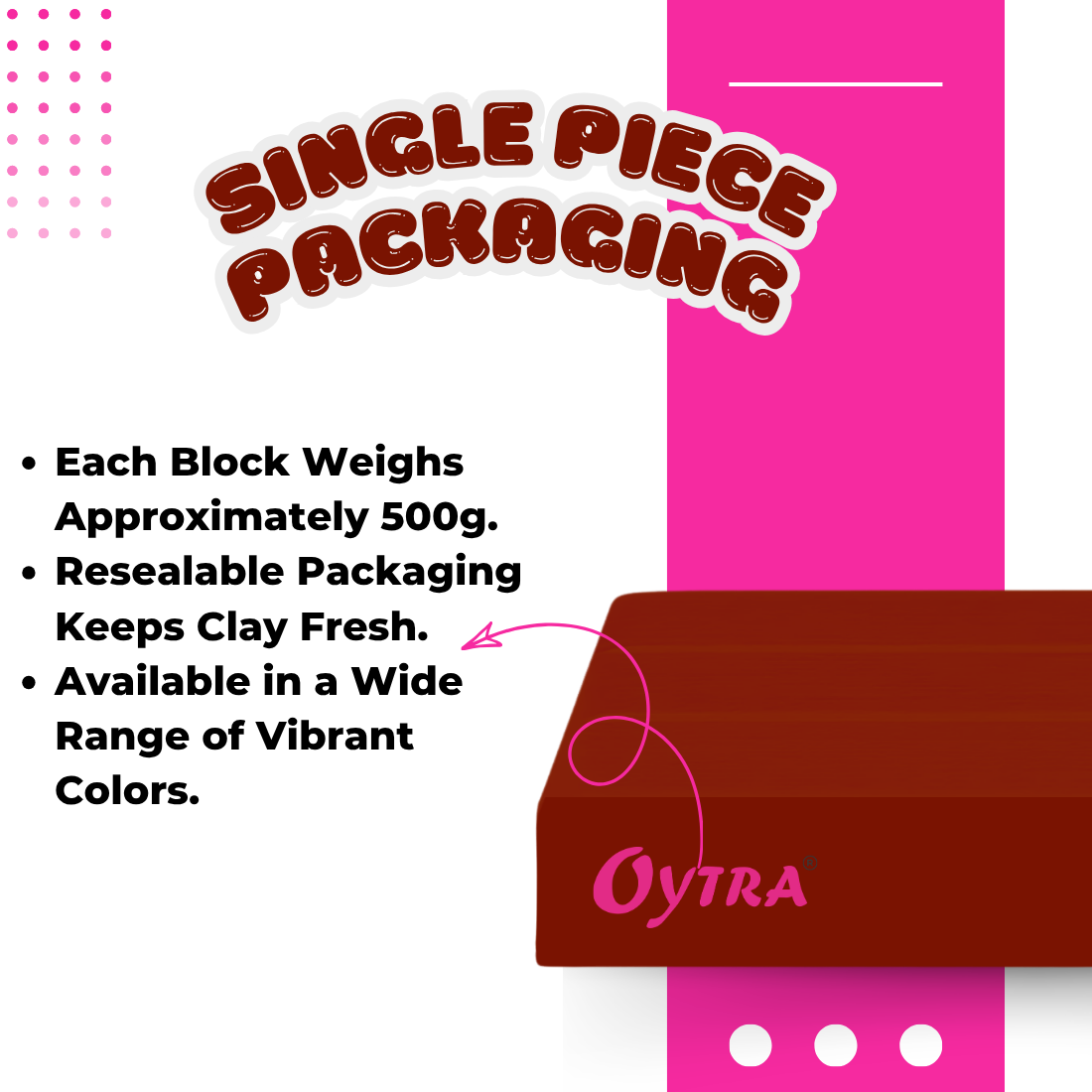 500g Polymer Clay SIGNATURE Series (01 Maroon Red)