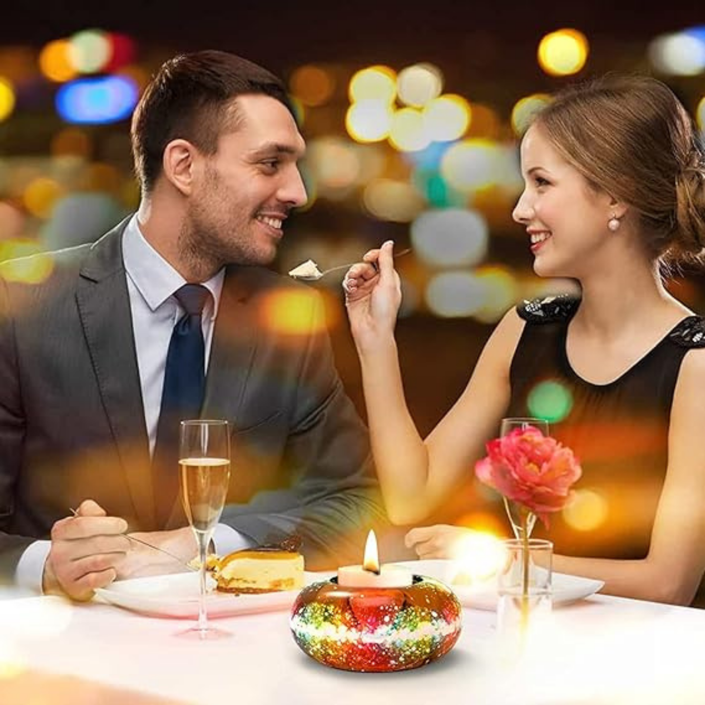 DIY Round Tealight Candle Holder Resin Mould