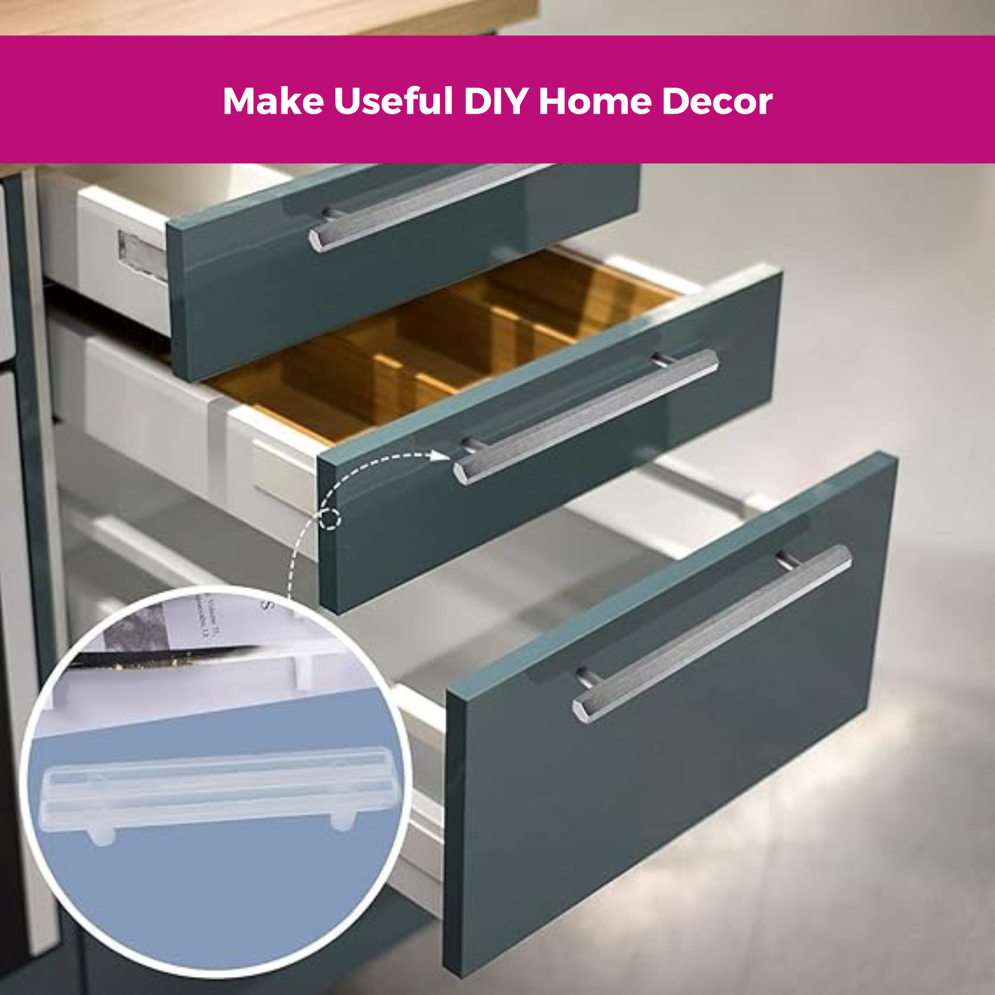 Straight Handle Premium Silicon Resin Mould