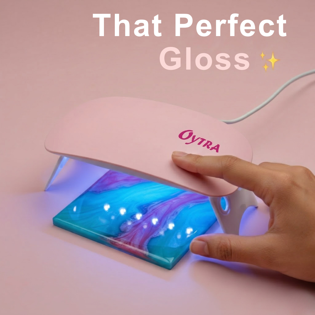 Mini USB UV Lamp for Resin / Nail Art (6W  45-60S)