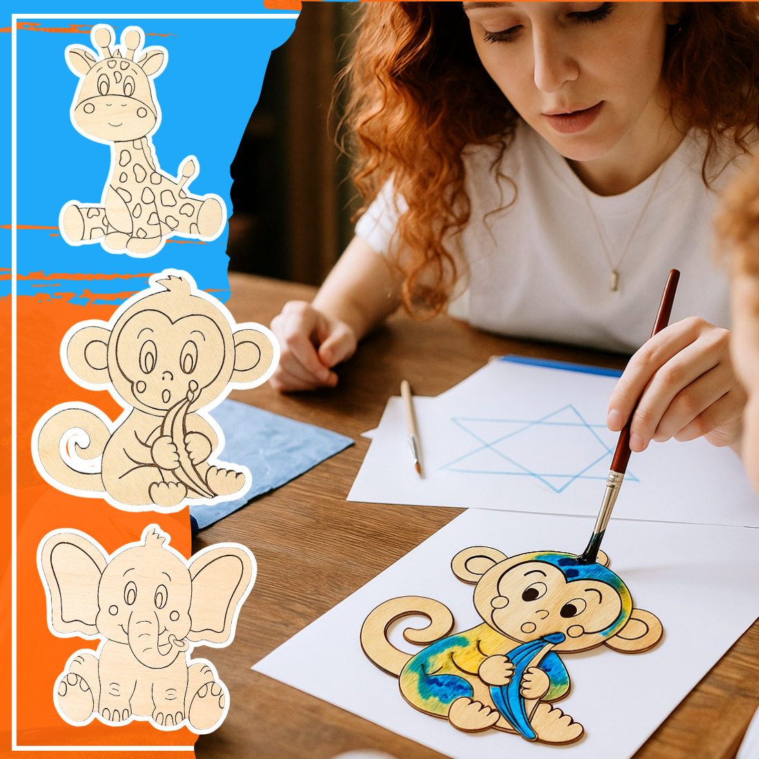 DIY MDF Painting Kit for Kids
