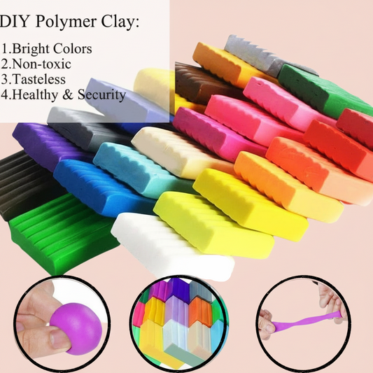 12 Colors Polymer Clay Oven Bake for Jewelry Making