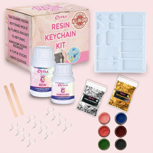 Resin Art Keychain Making Kit