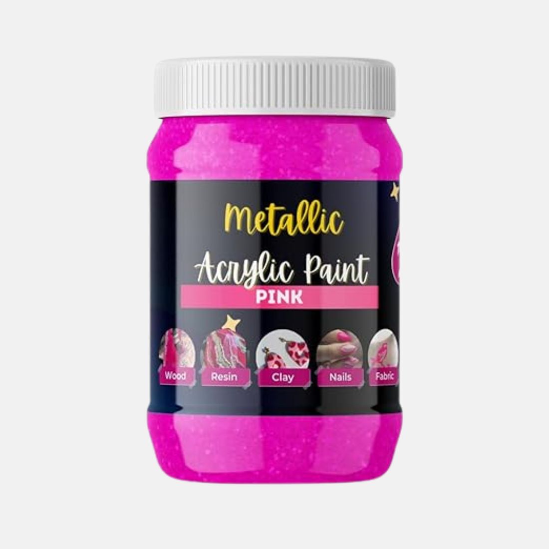 100Ml Fabric Paint Pink