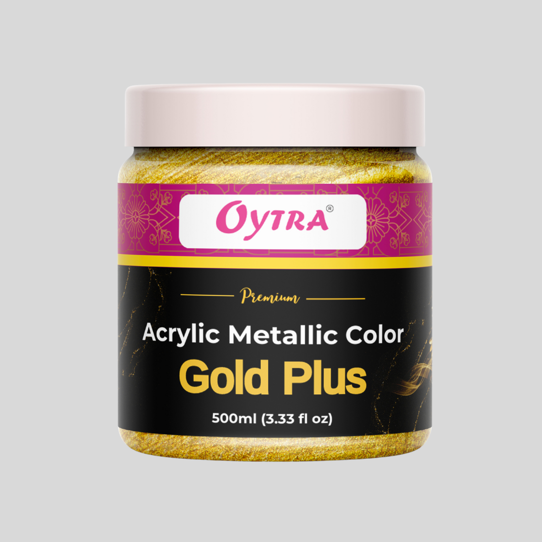 Acrylic Paint Metallic Gold, Non Toxic, Non Fading, 100ml Gold