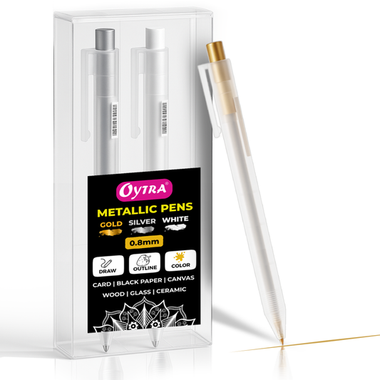 Gel Ink Fine Tip Pen Set of 3 Colors