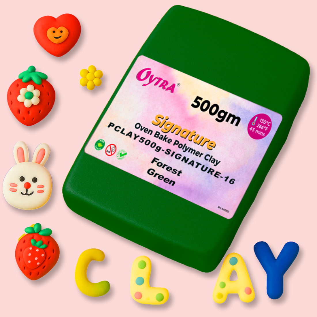 500g Polymer Clay SIGNATURE Series (16 Forest Green)