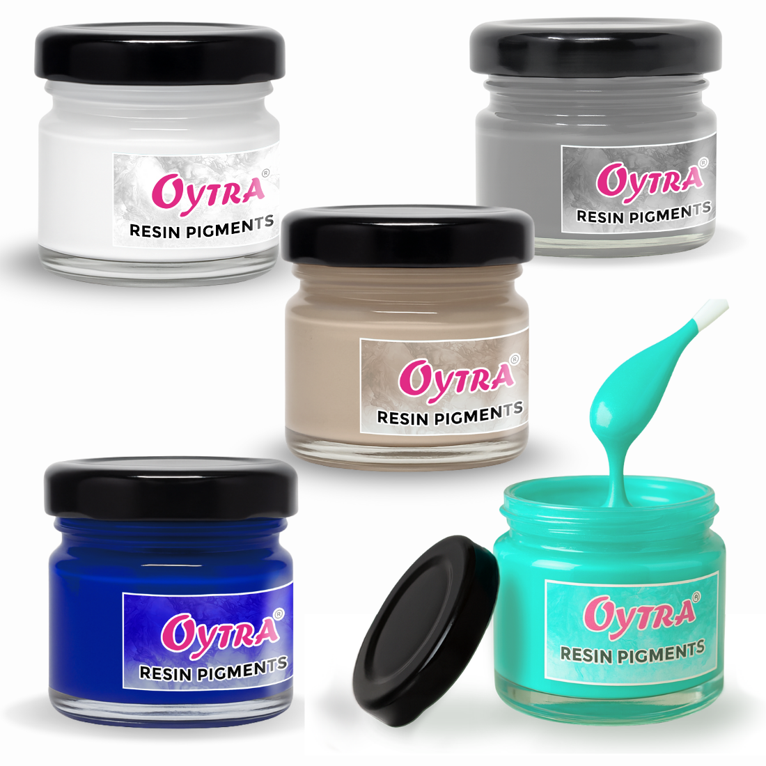 Resin Art Pigment Set of 5 - 20g Each