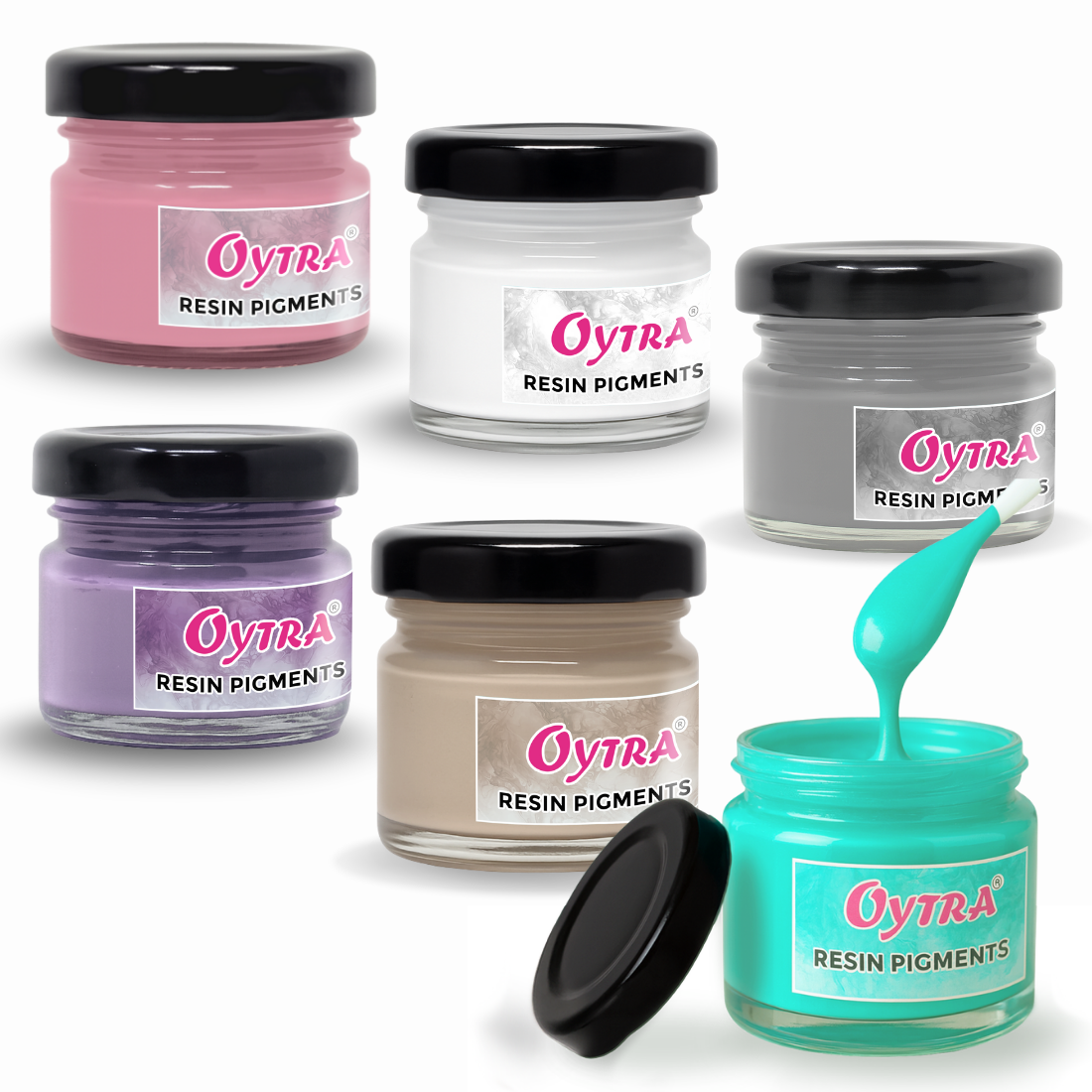 Resin Art Pigment Set of 6 - 20g Each