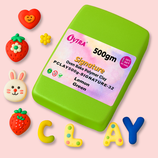 500g Polymer Clay SIGNATURE Series (32 Lemon Green)