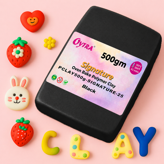 500g Polymer Clay SIGNATURE Series (25 Black)