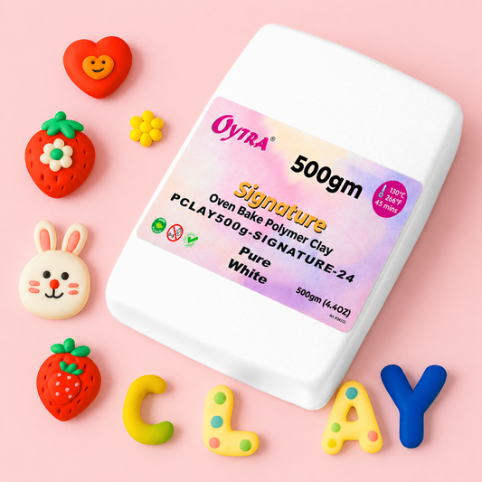 500g Polymer Clay SIGNATURE Series (24 Pure White)