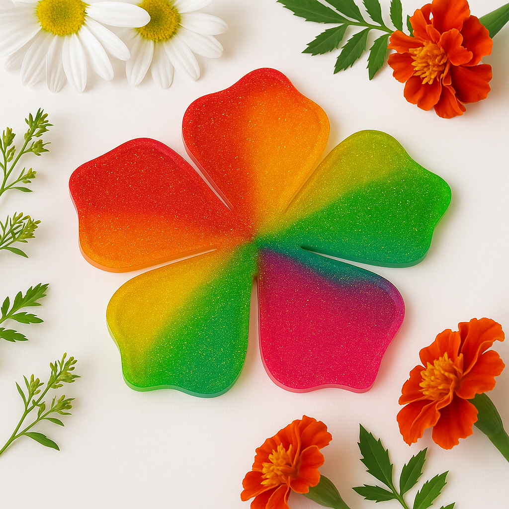 Flower Resin Mould (4 In 1)