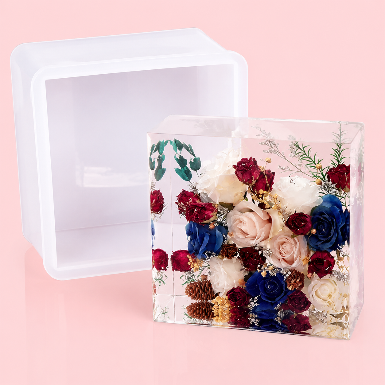 Resin Art Mould Square Wedding Silcone Mould