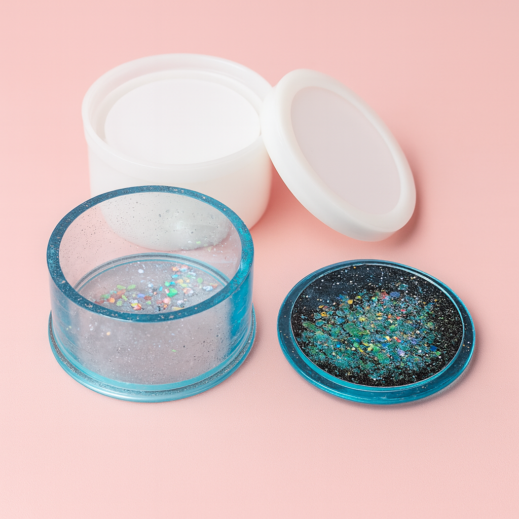 Round Gift Box Resin Art Mould