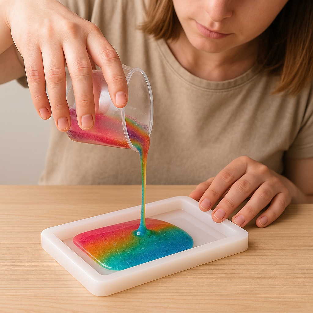 Resin Rectangle Tray Silicone Mould