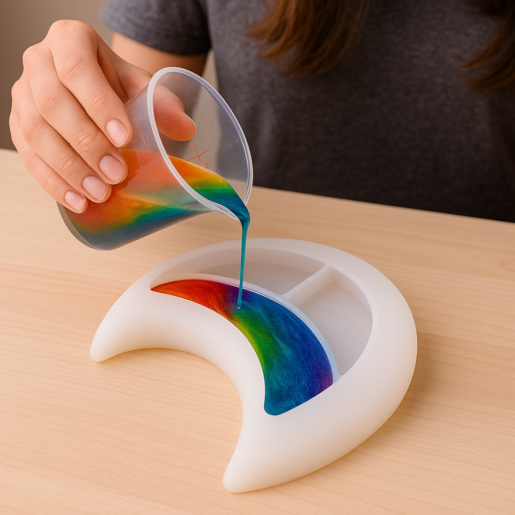 Half Moon Resin Art Mould