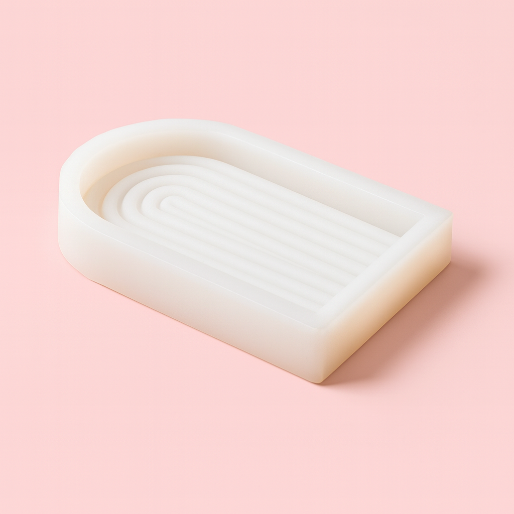 Semi Oval Resin Silicone Mould