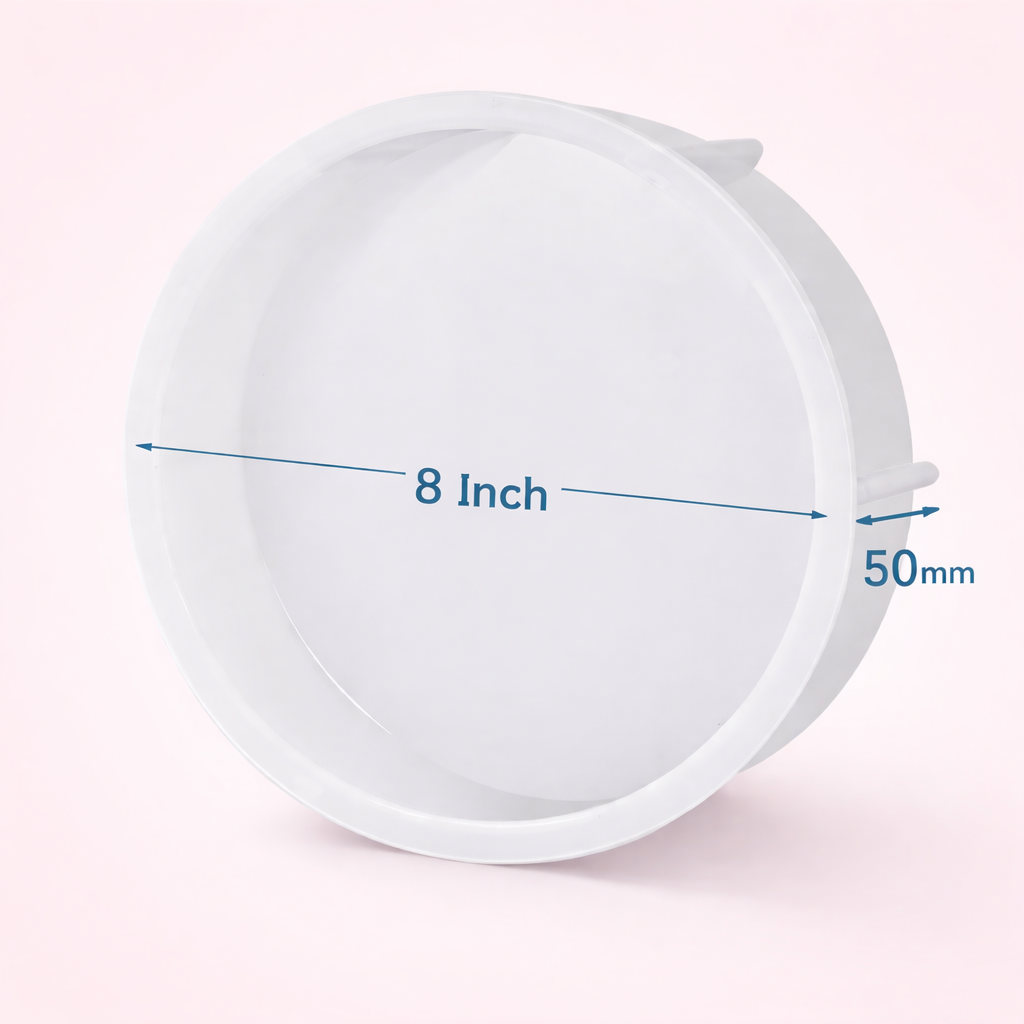 Premium Round 8” Wedding Resin Silcone Mould