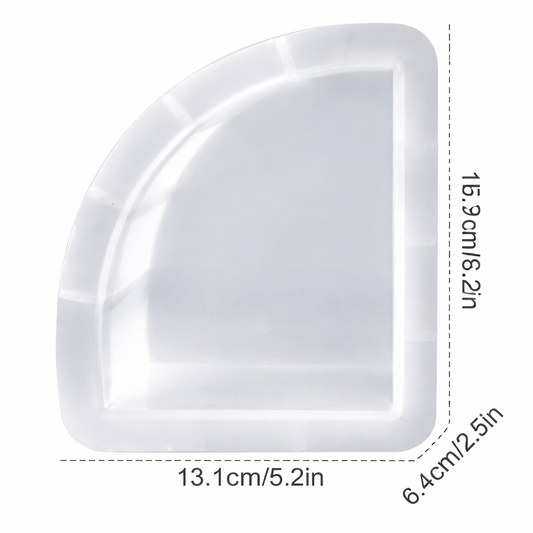Triangle Bookend Resin Silicone Mould