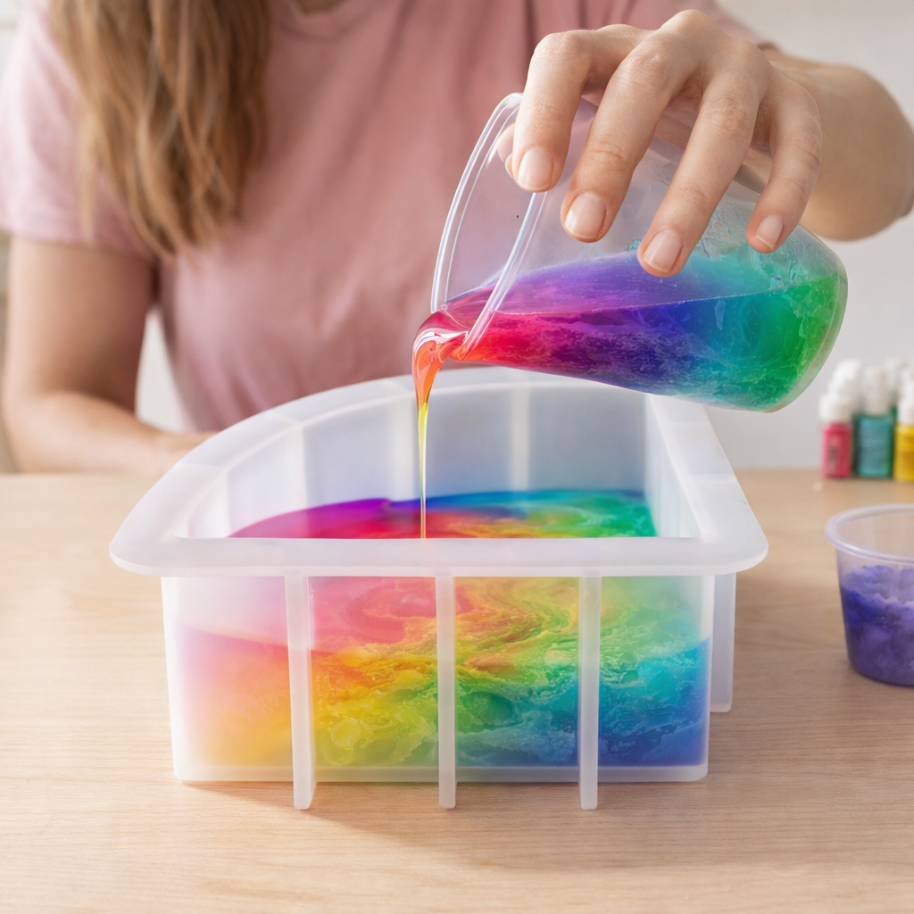 Triangle Bookend Resin Silicone Mould