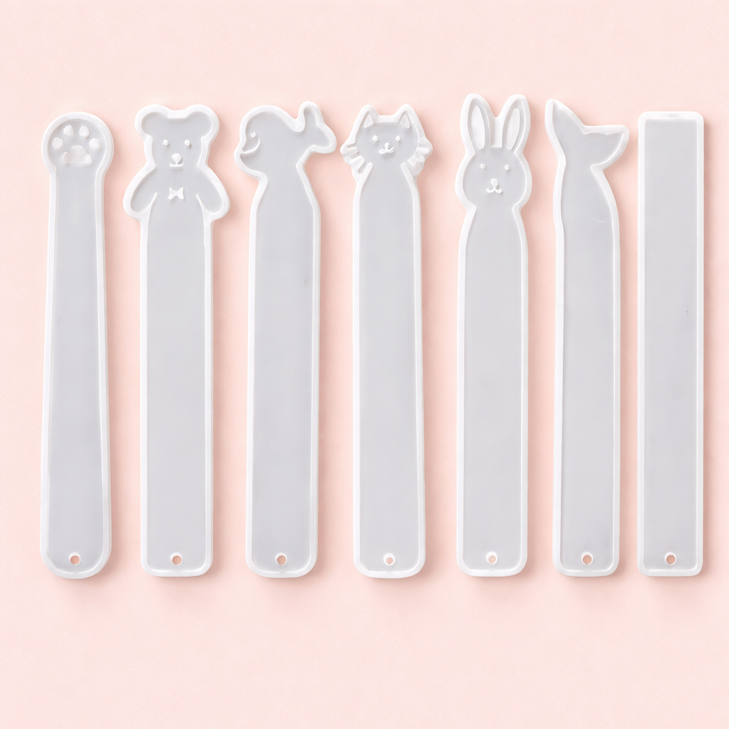7 Piece Resin Bookmark Mould Set