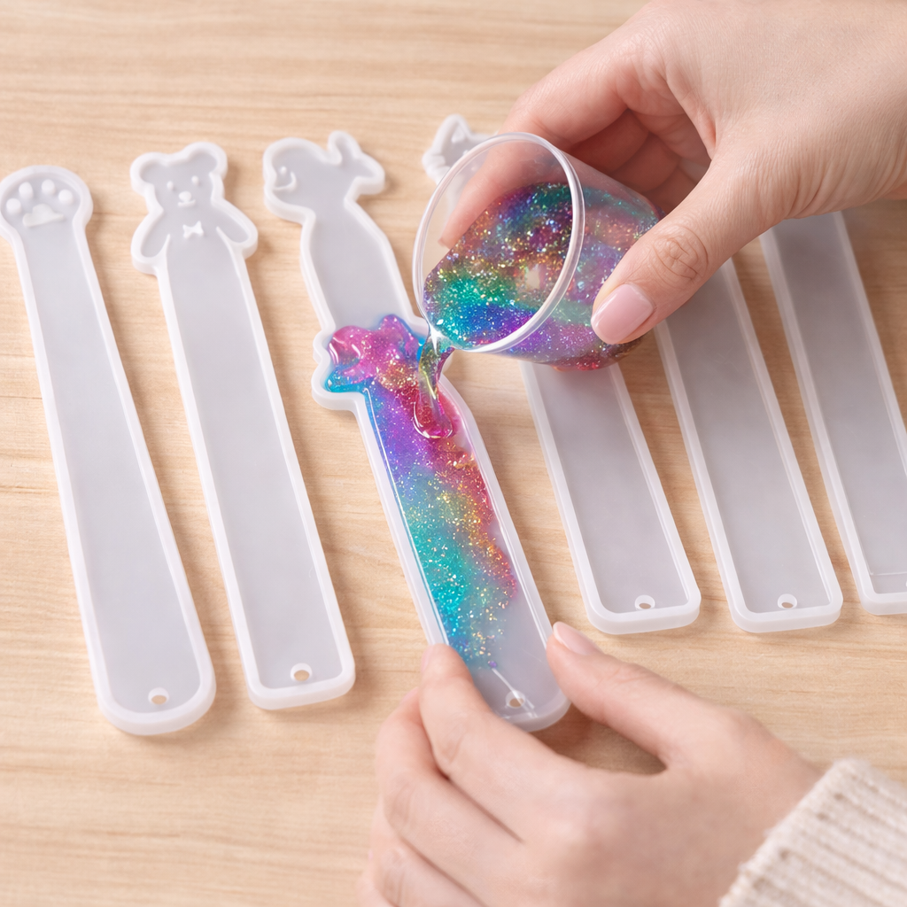 7 Piece Resin Bookmark Mould Set