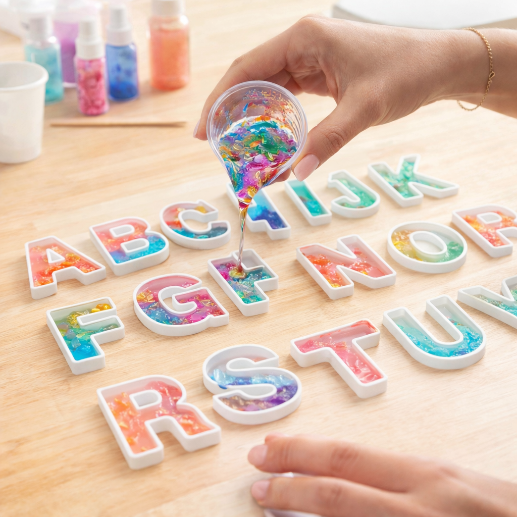 22 Piece Alphabet 4 Inch Resin Mould
