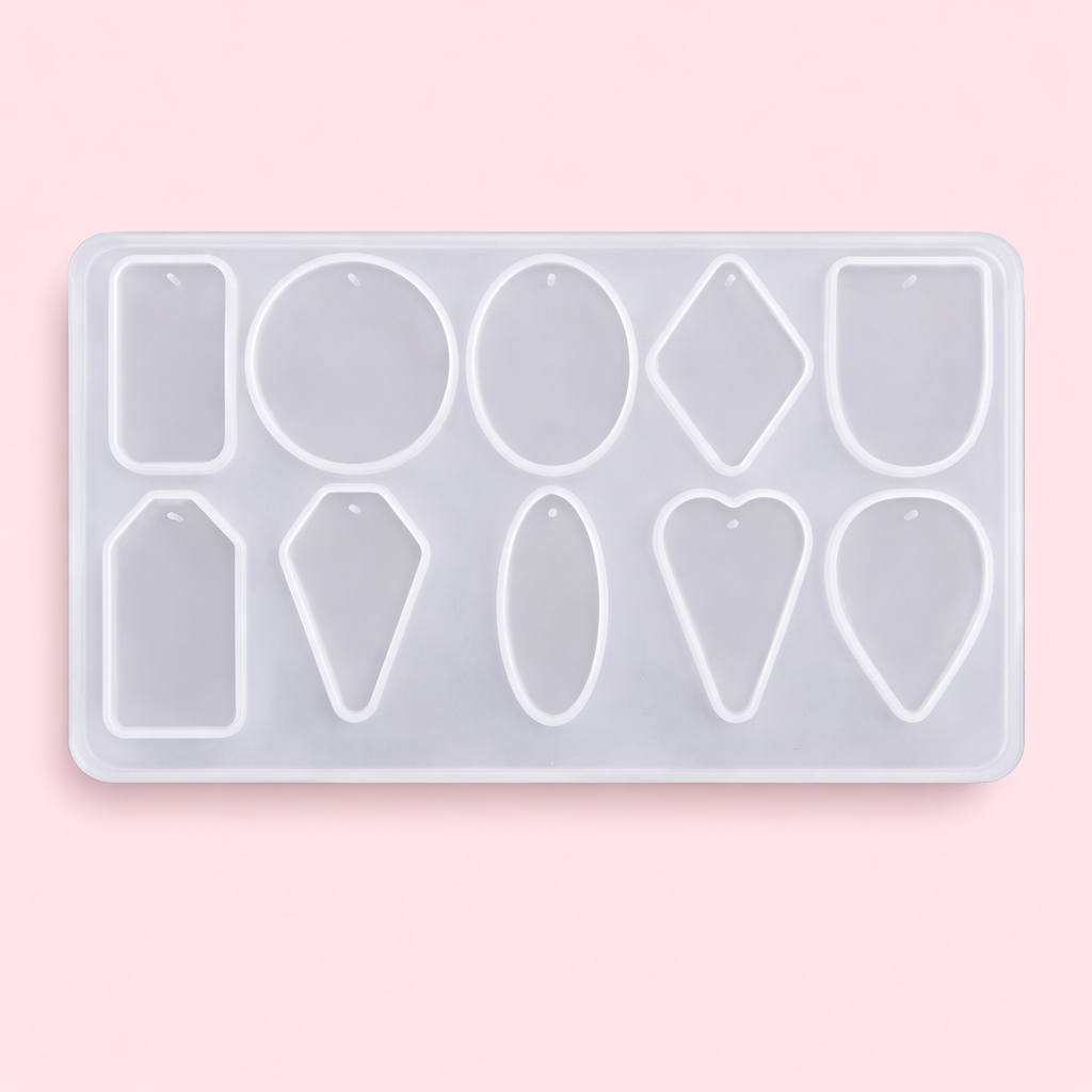 10 Cavity Resin Pendant Silicone Mould