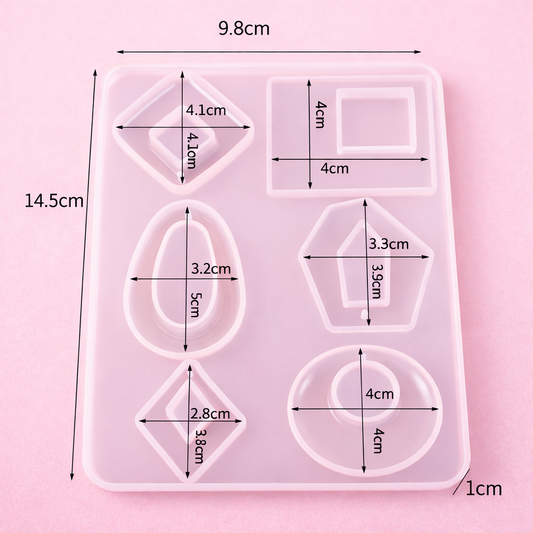 DIY Resin Earring Jewelry Silicone Mould