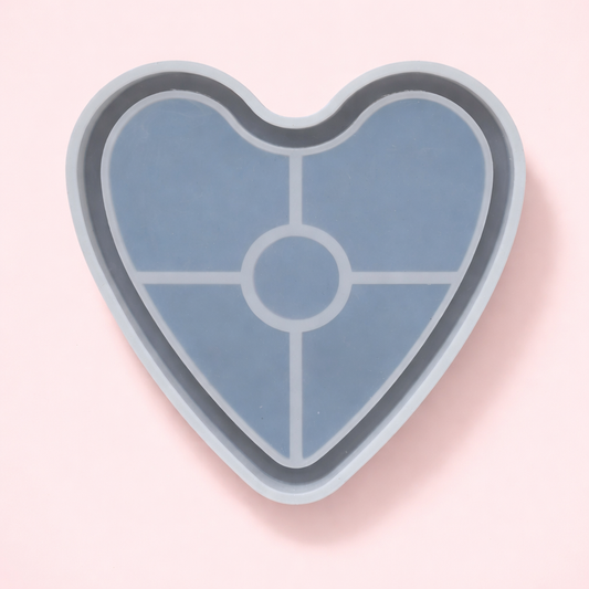 Resin Heart Border Mould 4 Inch