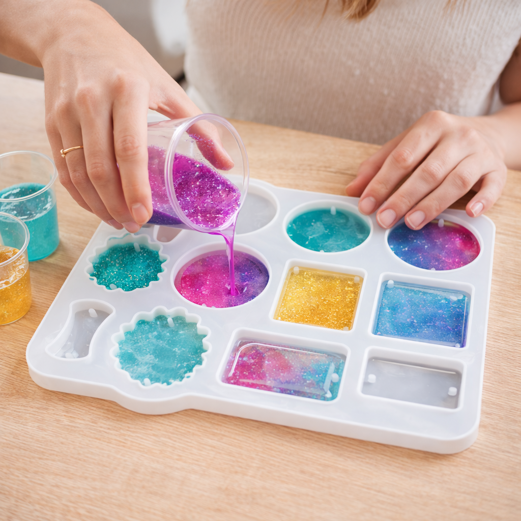 13 Cavity Silicone Rakhi Mould for Resin Art