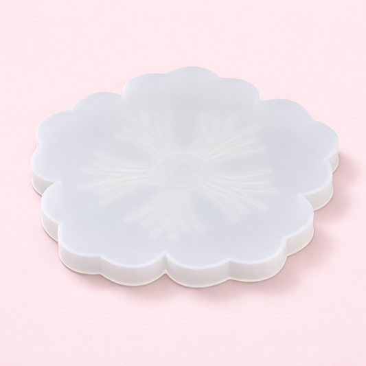 Resin Flower Coaster Mould