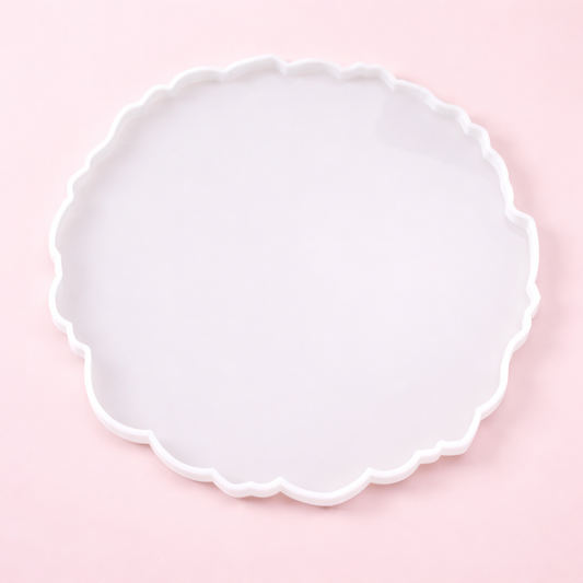 Resin Agate Coaster Silicone Mould 5 Inch