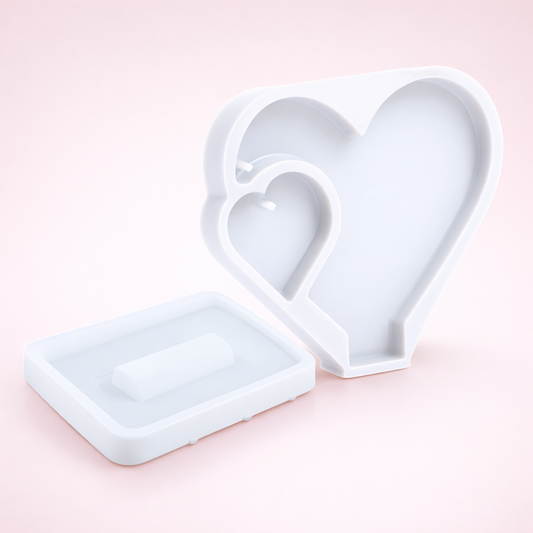 Hanging Heart Photo Frame Resin Mould
