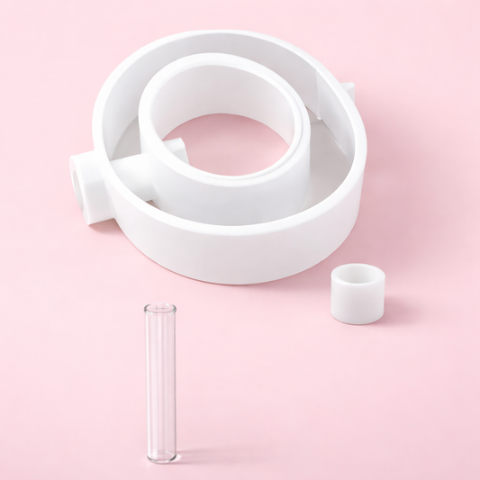 5 Inch Round Planter Mould with Tube