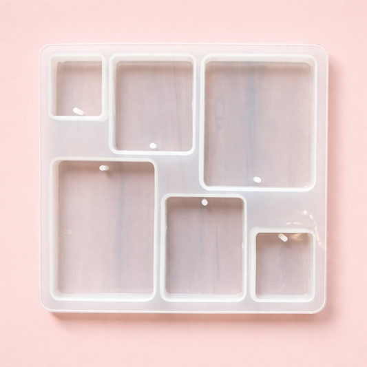 6 Cavity Rectangle Shape Resin Mould