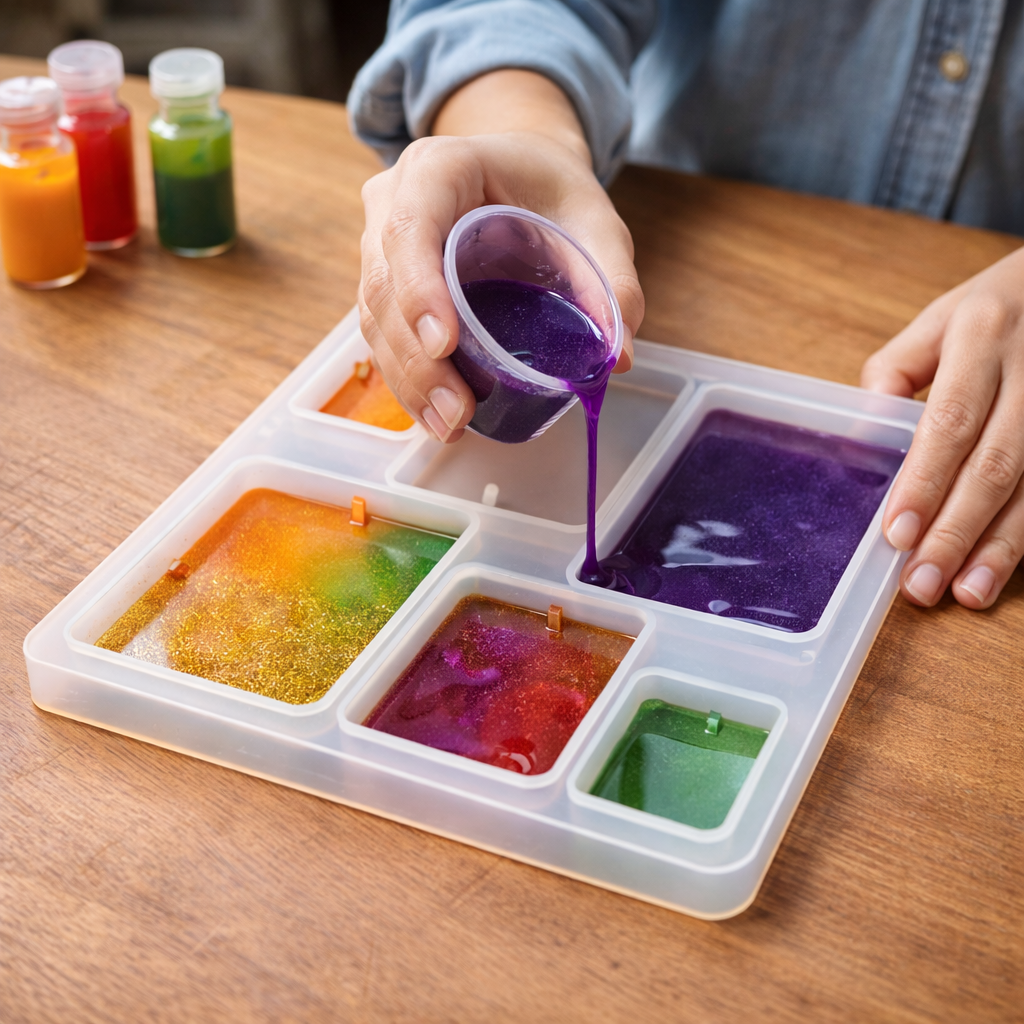 6 Cavity Rectangle Shape Resin Mould