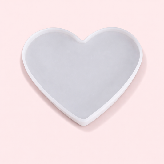Heart Shaped Resin Mould 6 Inch