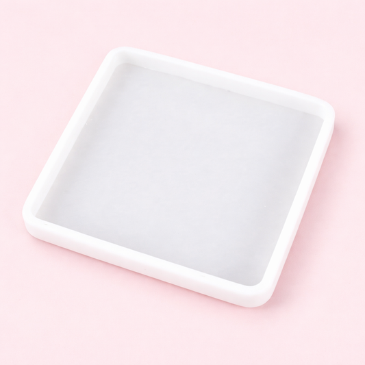 Square Silicone Resin Art Mould 4 Inch