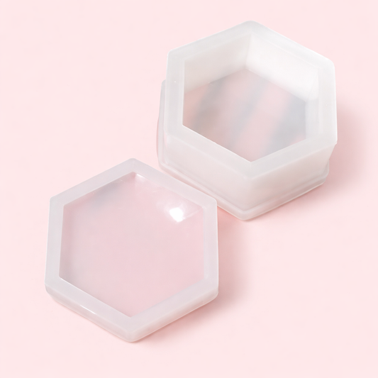 Hexagon Gift Box Silicone Resin Art Mould