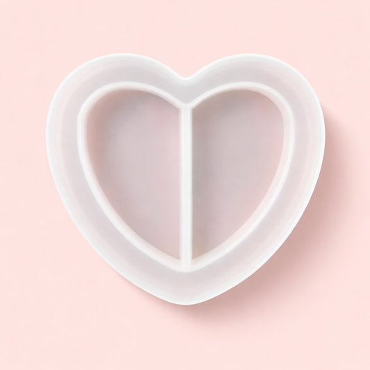 Heart Pendant Silicone Mould for Resin Jewelry Making