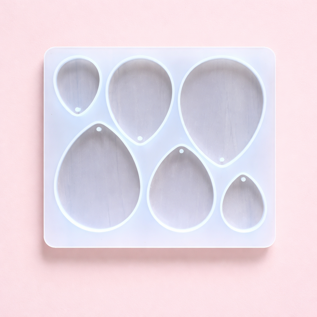 6 Cavity Drop Shape Resin Mould