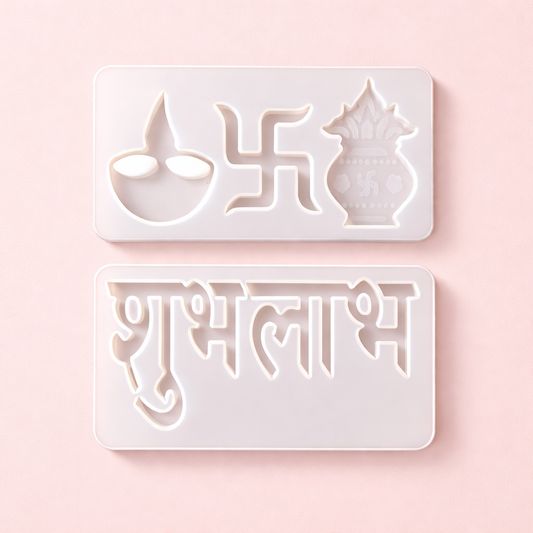 Shubh Labh Combo Silicone Resin Moulds