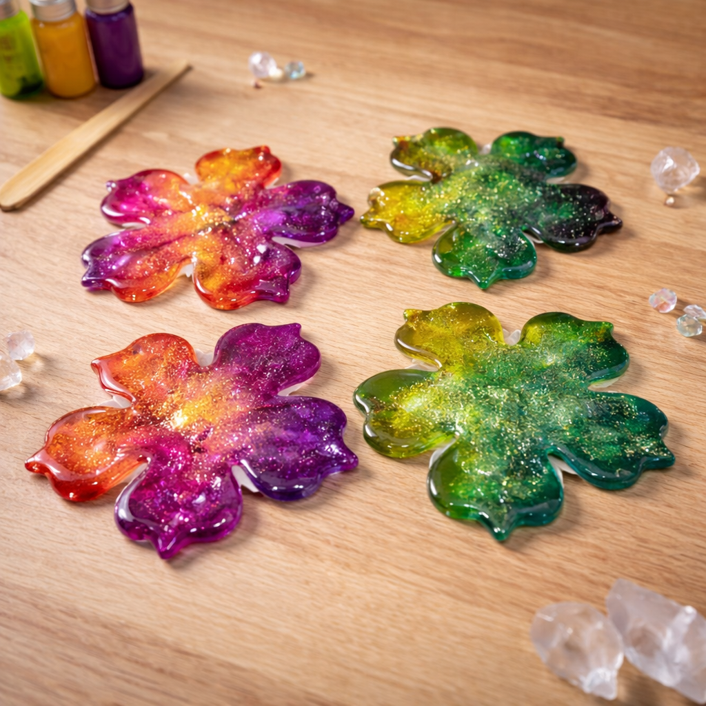 3D Flower Mould Set - 5Pcs Silicone Perfect for Crafting and DIY