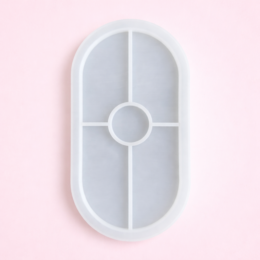 Oval Tray Resin Art Mould
